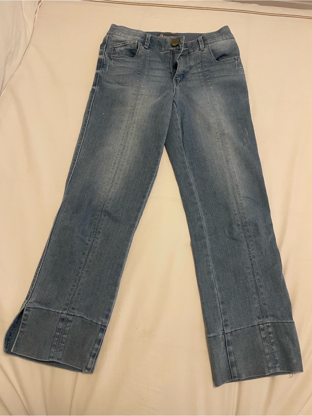 Democracy Light Blue Cropped Flare Jeans “kick flare” - Picture 5 of 5